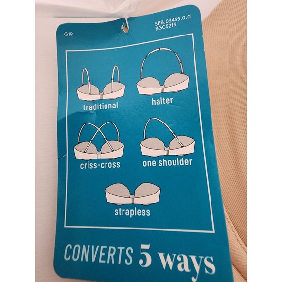 Vanity Fair Women's Beige Sport Wirefree Underwire Bra Size 38DD Style 74380 - Picture 2 of 5